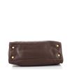 Image 3 : Prada Brown Vitello Leather Daino Front Zip Convertible Satchel Bag