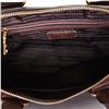 Image 4 : Prada Brown Vitello Leather Daino Front Zip Convertible Satchel Bag