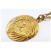 Image 4 : Chanel Vintage Gold-tone CC Logo Pendant Necklace