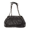 Image 1 : Chanel Black Caviar Leather CC Chain Accordion Fold Shoulder Bag