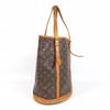 Image 2 : Louis Vuitton Brown Monogram Canvas Leather Bucket GM Shoulder Bag