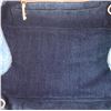 Image 4 : Prada Blue Canapa Denim Large Tote Bag