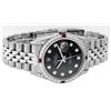 Image 3 : Rolex Mens Stainless Steel Black Diamond Lugs & Ruby Datejust Wristwatch