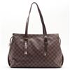 Image 2 : Louis Vuitton Damier Ebene Canvas Leather Chelsea Tote Bag