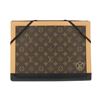 Image 1 : Louis Vuitton Brown Monogram Canvas Leather Art Folder Pouch