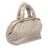 Image 3 : Chanel Silver Quilted Nylon Coco Cocoon Bowling Bag