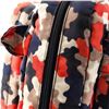 Image 8 : Prada Blue Red Multicolor Printed Canvas Convertible Zip Around Small Satchel Ba