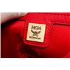 Image 8 : MCM Red Monogram Visetos Canvas Leather Studs Stark Backpack