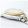 Image 9 : Rolex Ladies 26 Yellow Gold And Stainless Steel MOP Sapphire Lugs Oyster Perpetu