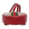 Image 3 : Gucci Beige GG Supreme Red Leather Ophidia Flora Mini Round Shoulder Backpack