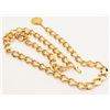 Image 2 : Chanel Vintage Gold-tone Metal Medallion Chain Belt