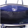 Image 4 : Prada Navy Blue Cervo Leather Twin Pocket Medium Tote Bag