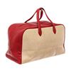 Image 3 : Hermes Red Taurillon Clemence Leather VictoriaTravel Bag