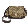 Image 1 : MCM Beige Monogram Visetos Canvas Leather Flap Shoulder Bag