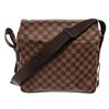 Image 1 : Louis Vuitton Damier Ebene Canvas Leather Naviglio Messenger Bag