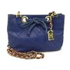 Image 1 : Chanel Vintage Blue Quilted Color Block Vintage Shoulder Bag
