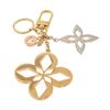 Image 2 : Louis Vuitton Gold-tone Monogram Malletage Blossom Bag Charm