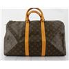 Image 1 : Louis Vuitton Brown Monogram Canvas Leather KeepallDuffle Bag Luggage