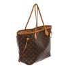 Image 2 : Louis Vuitton Brown Monogram Canvas Leather Neverfull MM Tote Bag