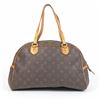 Image 4 : Louis Vuitton Brown Monogram Canvas Leather Montorgueil GM Bag