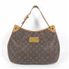 Image 1 : Louis Vuitton Brown Monogram Canvas Leather Galliera PM Hobo Bag