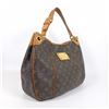 Image 2 : Louis Vuitton Brown Monogram Canvas Leather Galliera PM Hobo Bag