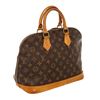 Image 3 : Louis Vuitton Brown Monogram Canvas Leather Alma PM Handbag