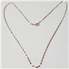 Image 1 : 18K ROSE GOLD  0.78G 16" NECKLACE