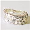 Image 2 : SILVER CZ RING SIZE 7