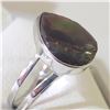 Image 2 : SILVER CANADIAN AMMOLITE RING SIZE 9