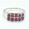 Image 1 : SILVER RUBY(1.8CT) RING SIZE 7