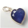 Image 1 : 10K  SAPPHIRE(2CT) PENDANT