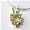 Image 1 : SILVER CITRINE(0.62CT) NECKLACE