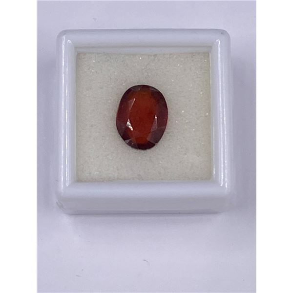 NATURAL GARNET 3.83CT, 11.19 X 8.59 X 4.05MM, OVAL CUT, VS, BRAZIL, UNTREATED