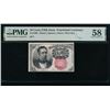 Image 1 : 10 Cent Fifth Issue Fractional PMG 58