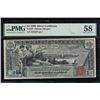 Image 1 : 1896 $1 Educational Silver Certificate PMG 58