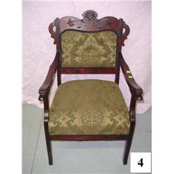 Antique Lion Arm Chair