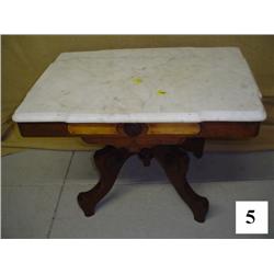 Marble Top Stand 17 Inches Tall
