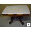 Image 1 : Marble Top Stand 17 Inches Tall