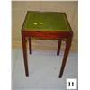 Image 1 : Leather Top Lamp Table