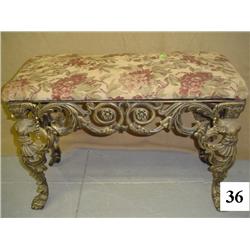 Cast Iron Angel Leg Bench