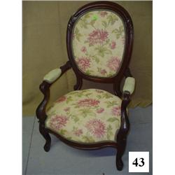 Padded Arm Parlor Chair