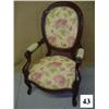 Image 1 : Padded Arm Parlor Chair