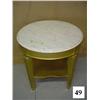 Image 1 : Marble Top Lamp Table