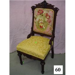 Victorian Love Scene Upholstery Chair