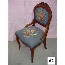 Needlepoint Parlor Chair