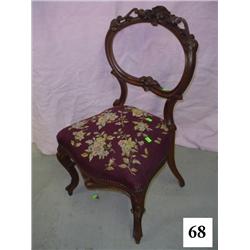 Open Back Parlor Chair