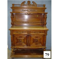 Marble Top Sideboard