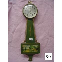 Gilbert 8 Day Wind-up Banjo Clock