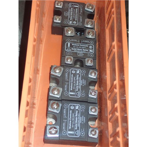 Lot of (4) Watlow Controls Solid State Relays #SSR-240-10A-DC1